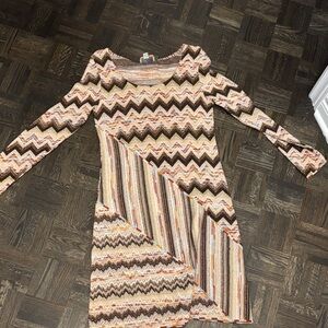 Missoni Multicolor Long Sleeve Dress